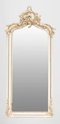 Obrázek produktu pro Casa Padrino Barokní zrcadlo ve starožitném stylu, krémové 115 x 48 cm
