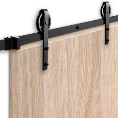 Image de Tiroirs pour portes en bois avec guide-tiroir, noir, 200 cm