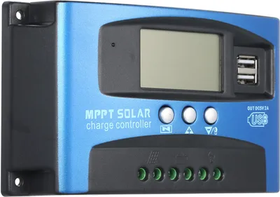 Produktbild von 60A MPPT regulátor solárního nabíjení Duální USB LCD displej Automatický regulátor nabíjení solárních článků, regulátor solárního nabíjení solární regulátor solární regulátor regulátor solárních panelů