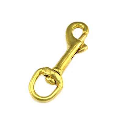 Produktbild von Bolzenkarabiner 71 x 24mm 1/2" Zoll Rein Messing Karabiner