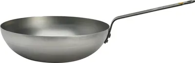 Image de DE BUYER Poêle à wok conique, hauteur : 159 mm, longueur : 515 mm, ø : 283 mm