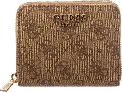 Produktbild von GUESS SWSG7459137 LAUREL II SLG SMALL ZIP AROUND Woman Portmonnaies latte logo