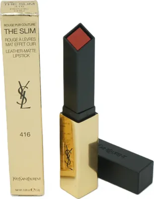 Image de Yves Saint Laurent Rouge Pur Couture The Slim Matte Lipstick rouge à lèvres à effet matifiant 416 Psychedelic Chili 2,2 g