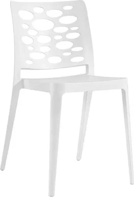 Image de Chaise de restaurant en POLYPROPYLENE Blanc pour Exterieur