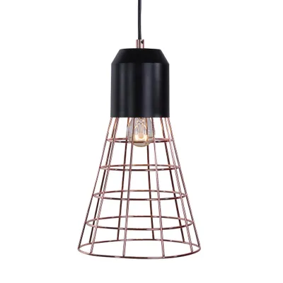 Produktbild von Pendelleuchte, Käfigschirm, kupfer, H 158 cm, DALGETY