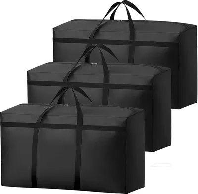Produktbild von Aufbewahrungsbeutel wasserdicht, 80 x 50 x 25 cm, 3 Stück, 100 Liter, für Kleidung