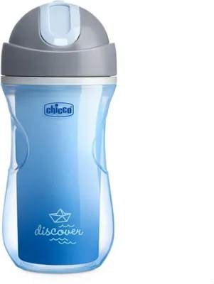Produktbild von Chicco Sport Cup Isolierflasche mit weichem Strohhalm 266ml ab 14 Monaten - Rocket