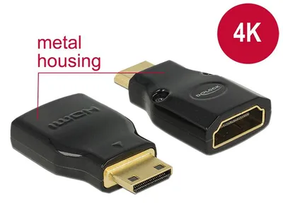 Produktbild von DeLOCK 65665, Mini-HDMI, HDMI, Schwarz