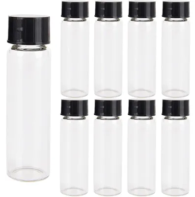 Glasflaschen 30 Stück 40 ml transparent zum Befüllen