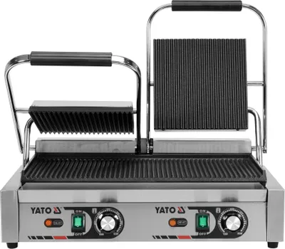 Image de Grill électrique double Gastro, grill de table 3600 W, 580 x 360 x 190 mm