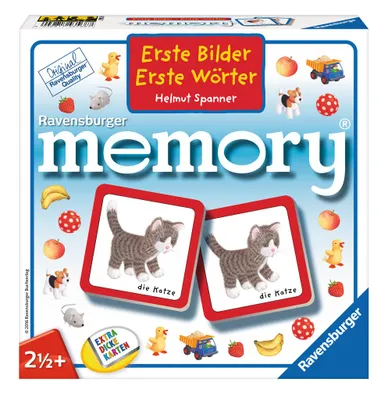 Produktbild von Ravensburger Erste Bilder - Erste Wörter memory®, 2 Jahr(e), Karton, Mehrfarbig