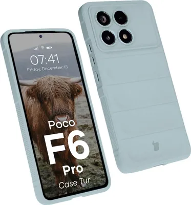 Produktbild von Pancerne etui Bizon Case Tur do Xiaomi Poco F6 Pro, jasnoniebieskie