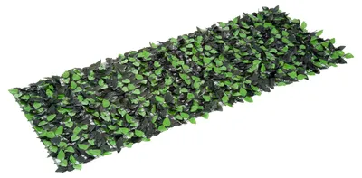 Productafbeelding van Outsunny kunstmatige haag, klimop schutting, met UV-bescherming, groen