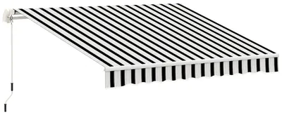 Produktbild von Ausziehbare Sonnenschutzvorrichtung - Sonnenschutz - Schattierstoff - Terrassenstoff - Außenmarkise - Manuelle Bedienung