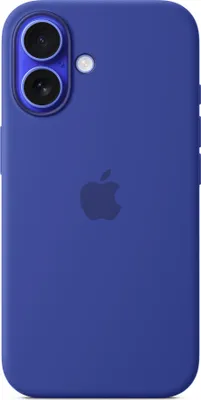 Produktbild von Apple iPhone 16 Hülle - Silikon - Soft Case, Backcover - Blau
