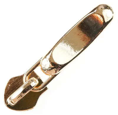 5 Stylische Zipper gold