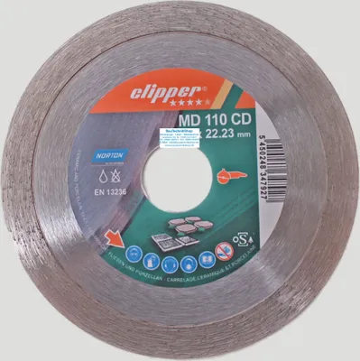 Produktbild von Norton Clipper Diamanttrennscheibe Pro Ceramic 115 x 22,2 mm 70184625942