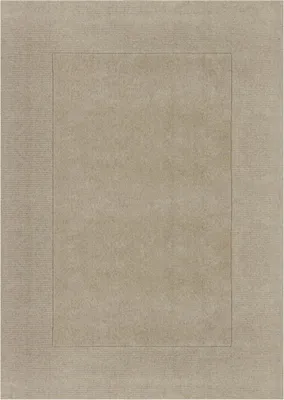 Productafbeelding van 120x170 cm DOPRODEJ: 120x170 cm Handgeweven vloerkleed, Tuscany, getextureerde wollen rand, natuurlijke kleur