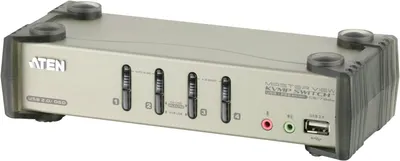 Immagine prodotto di ATEN CS1734B Switch KVM a 4 porte, USB, PS/2, con audio, OSD