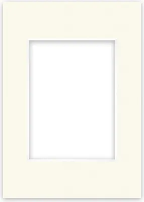 Obrázok produktu pre nielsen Conservation passe-partout 1,5 mm, vonkajší formát 21x29,7 cm (DIN A4) pre obrázky 13x18 cm, slonovinovo-krémová biela hladká