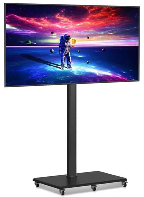 Immagine prodotto di Supporto TV mobile, regolabile in altezza, per schermi da 42 a 70 pollici, con capacità di carico fino a 40 kg e compatibile con standard VESA 600x400 mm