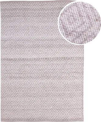 Produktbild von AXI Bali Outdoor-Teppich, Rosa, Rechteckig | Gartenteppich für kleine Sitzbereiche / Bistro-Set | Außenteppich für Garten / Balkon / Terrasse