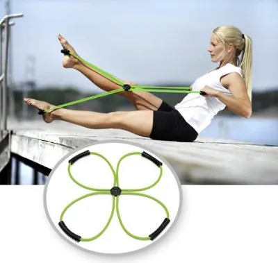 Produktbild von SISSEL Pilates Core Trainer, Schwarz, Grün, Mittel, Latex