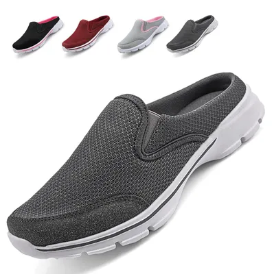 Imagen del producto de Chanclas de malla uni, tipo zapatilla, para interiores y exteriores