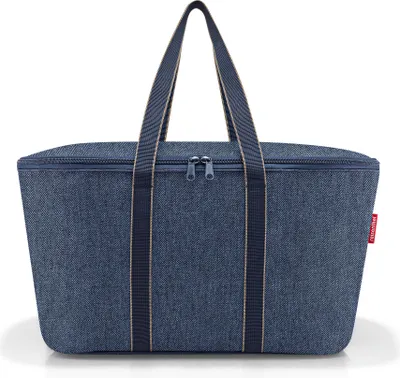 Produktbild von reisenthel coolerbag, Isoliertasche, Einkaufstasche, Herringbone Dark Blue, 20 L, UH4113