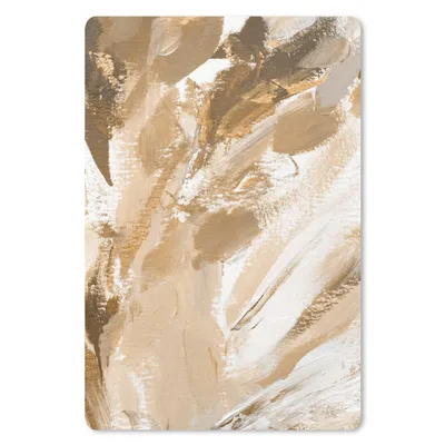Produktbild von MuchoWow® Mauspad Mousepad Farbe - Gold - Luxus 18x27 cm - Mousepads - Maus Mat - Pad - Mausunterlage