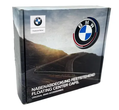 Produktbild von 65mm (50 Jahre M) Satz Nabenabdeckung feststehend - 36122455269 NEU für BMW