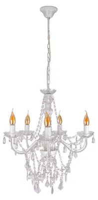 Obrázek produktu pro Lustr, kovový chrom, krystaly, V 85 cm