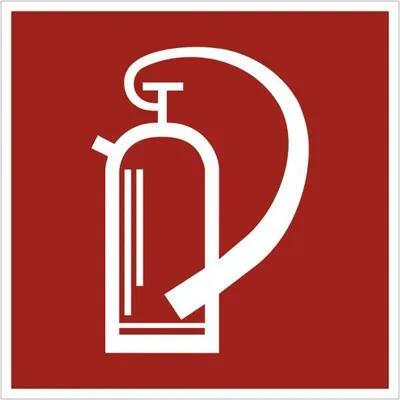 Produktbild von Dreifke® Schild Feuerlöscher, Kunststoff, 148x148 mm