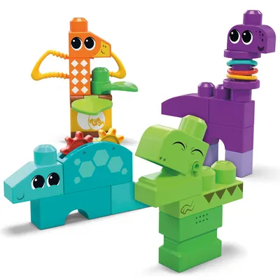 Produktbild von MEGA BLOKS Quietsch- & Kauspaß Dinos