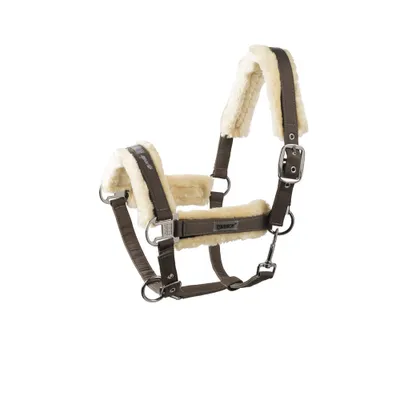 Produktbild von Eskadron Halfter mit Dornschnalle FAUXFUR " Classic Sports " Größe - X-Warmblut Farbe - darktaupe
