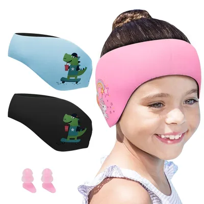 Produktbild von Neopren-Schwimmhaube mit Klettverschluss, rosa