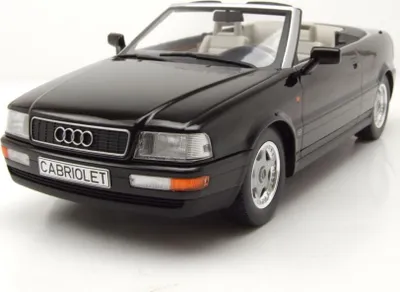 Produktbild von MCG MCG18372 - 1:18 Audi Cabriolet, schwarz, 1991 - Neu
