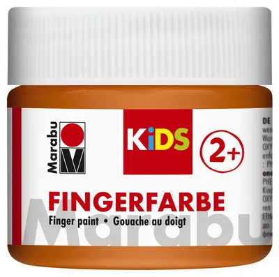 Produktbild von Marabu KiDS Fingerfarbe 100 ml orange 013