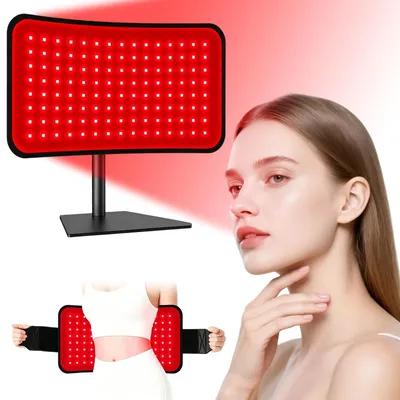 Produktbild von 2-in-1 Rotlichttherapie Lampe mit Fernbedienung