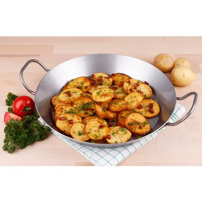 Produktbild von CHG Serve PAN 253-00 Bratpfanne, 24 cm max. Durchmesser, Gusseisen/Gussaluminium, Induktionsherd-geeignet