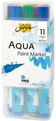 Produktbild von SOLO GOYA Aqua Paint Marker-Set, sortierte Farben, 12Stck.