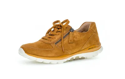 Produktbild von rollingsoft Damen Schnürschuhe Sportlich Gummisohle Beige