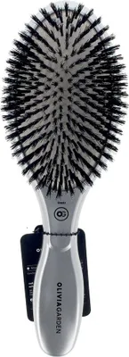 Produktbild von Olivia Garden Bürste Olivia Garden Boar Bristle Silver