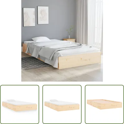 Produktbild von The Living Store Massivholzbett 90x200 cm