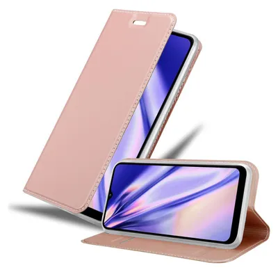 Produktbild von Cadorabo Handyhülle für Samsung Galaxy A02s Schutz Hülle in Rosa Cover Etui Book Case Booklet