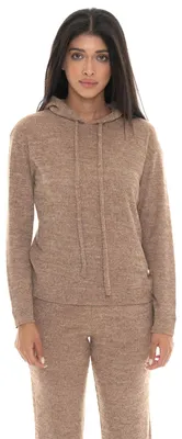 Immagine prodotto di Felpa invernale da donna in costina con cappuccio pull on Leone 1947 Warm Touch