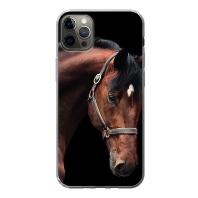Produktbild von MuchoWow® Handyhülle Schutzhülle Hülle für iPhone 13 Pro Max Pferd - Leicht - Halfter Silikon Softcase Handy Hülle - Mobiltelefon