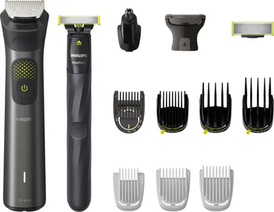 Produktbild von Philips Barttrimmer Haarpflege Multigroom Serie 9000 Pflege Präzision 14 in One OneBlade 2x