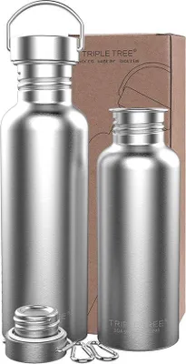 Obrázok produktu pre Kovová fľaša na vodu bez BPA, odolná proti korózii, 500 ml / 700 ml / 1 liter, vhodná na výlety, do kancelárie, na kempovanie a na bicykel