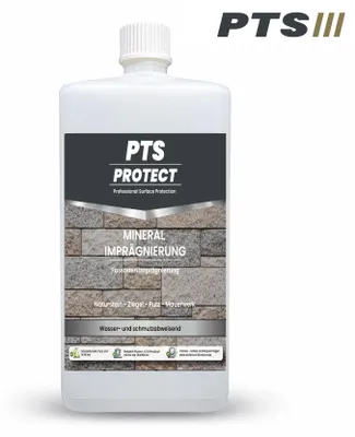 Produktbild von PTS Protect Mineralimprägnierung – Feuchtigkeitsschutz für mineralische Flächen Steinimprägnierung 1 Liter